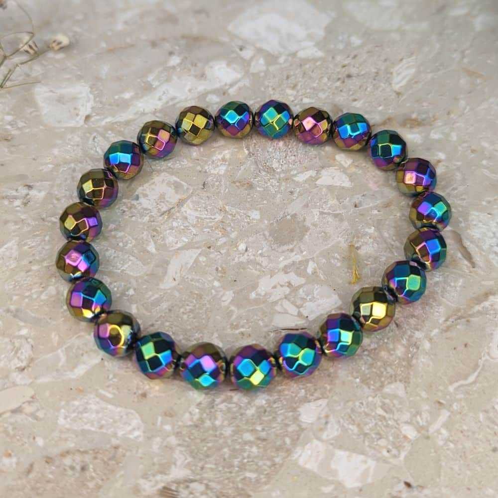 Rainbow Hematite Bracelet - Zen Collection