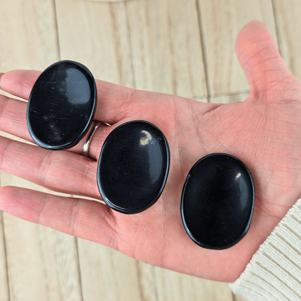 Black Obsidian Worry Stones - Zen Collection