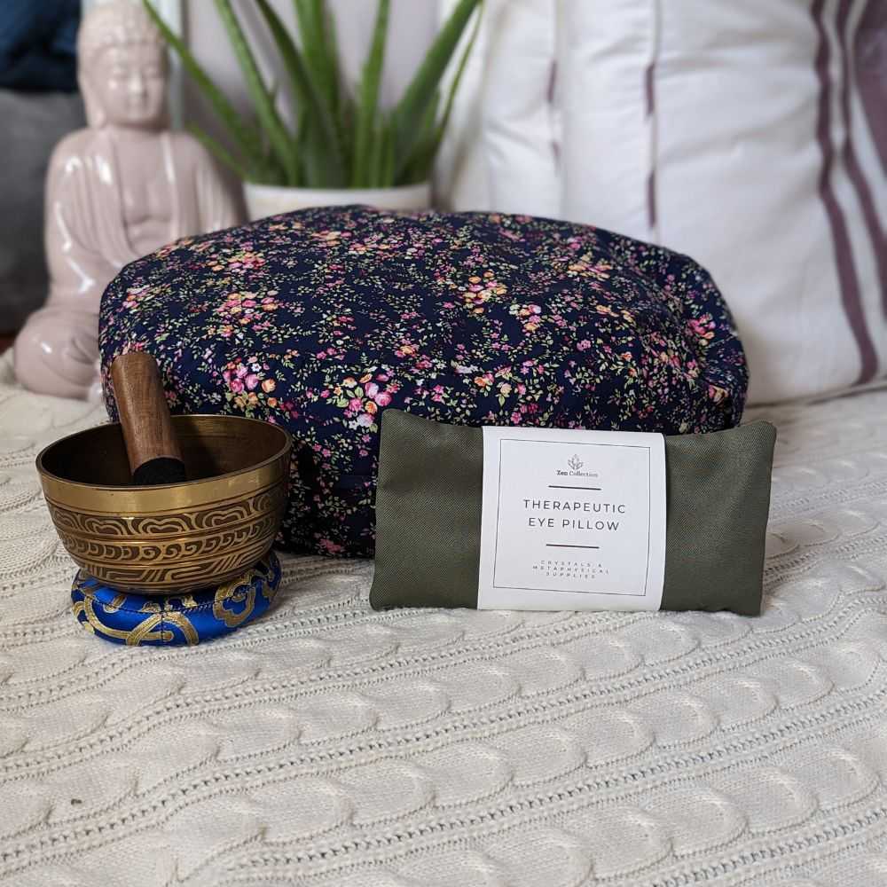 Floral Yoga Meditation Pillow - Zen Collection