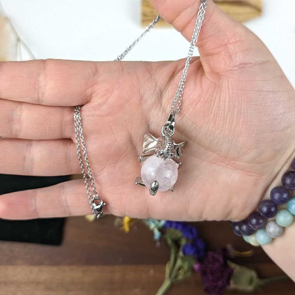 Good Luck Elephant Charm Necklace - Zen Collection