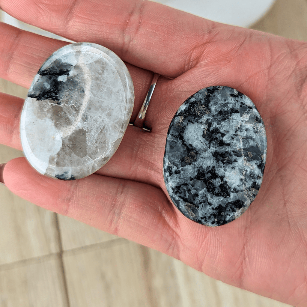 Rainbow Moonstone Worry Stones - Zen Collection