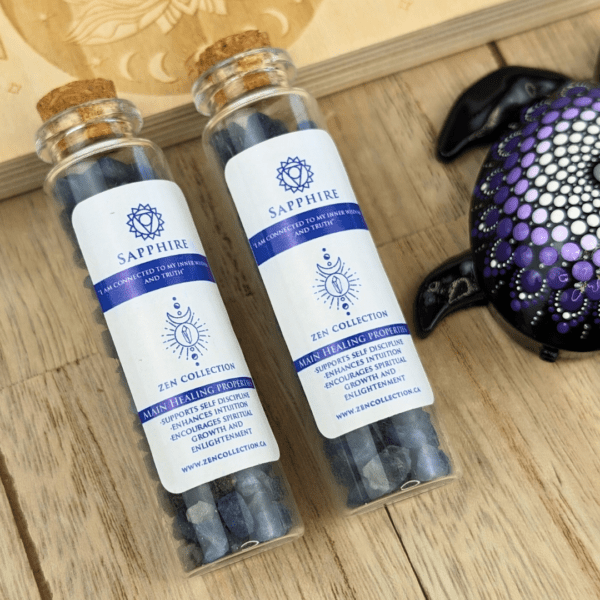 Sapphire Crystal Bottles - Zen Collection