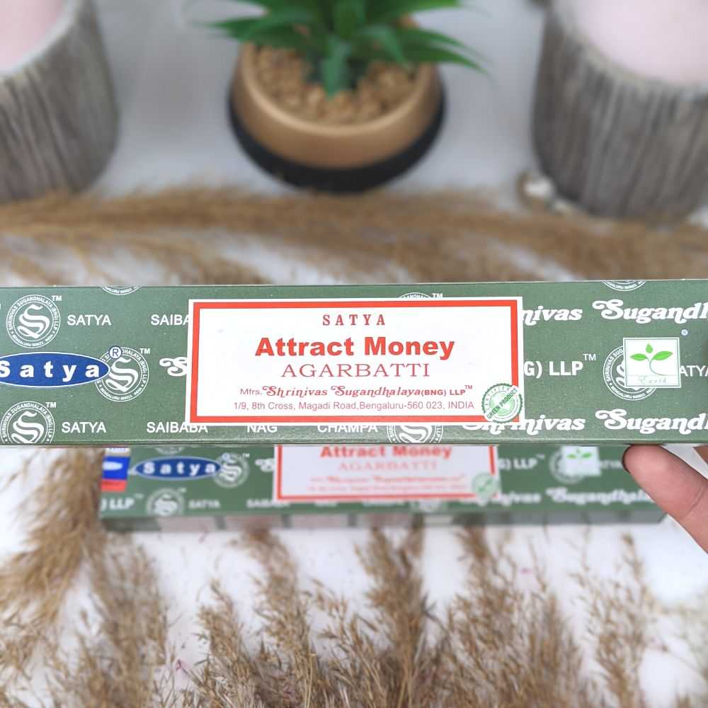 Satya Attract Money Incense - Zen Collection