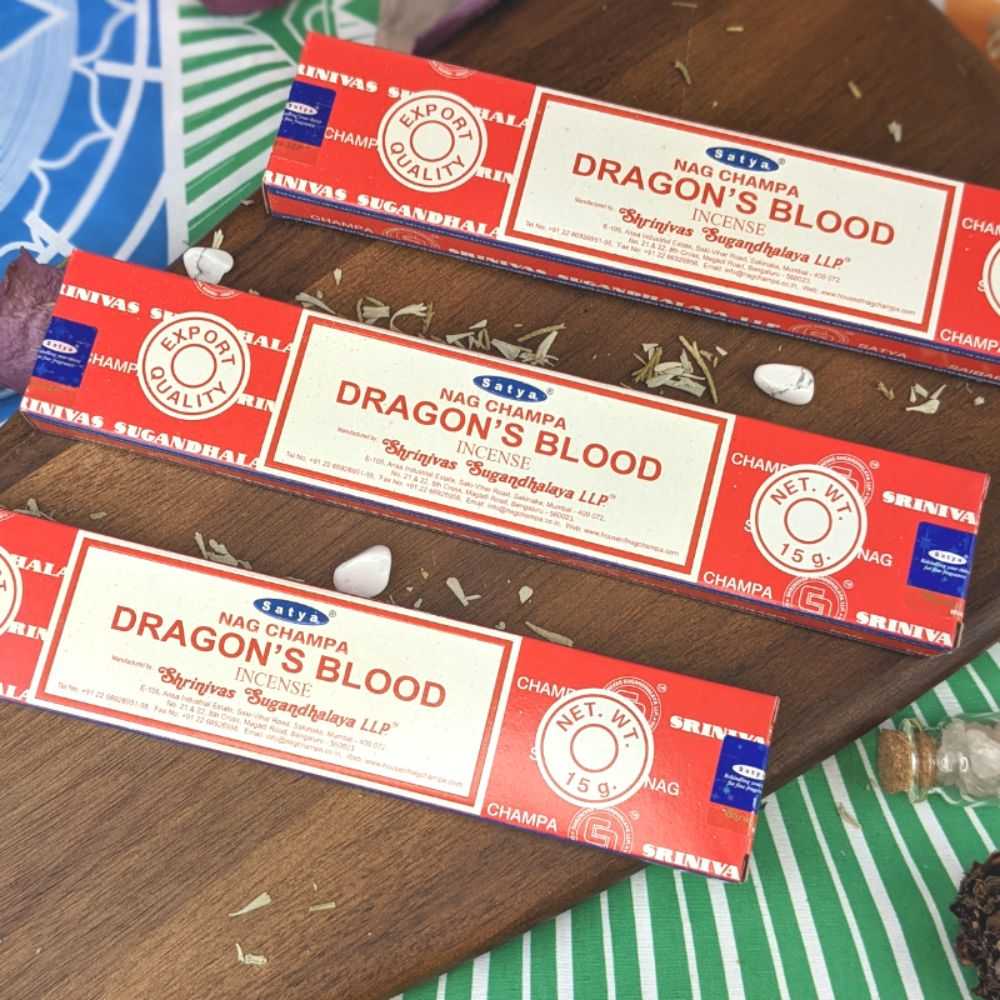 Satya Dragons Blood Incense - Zen Collection