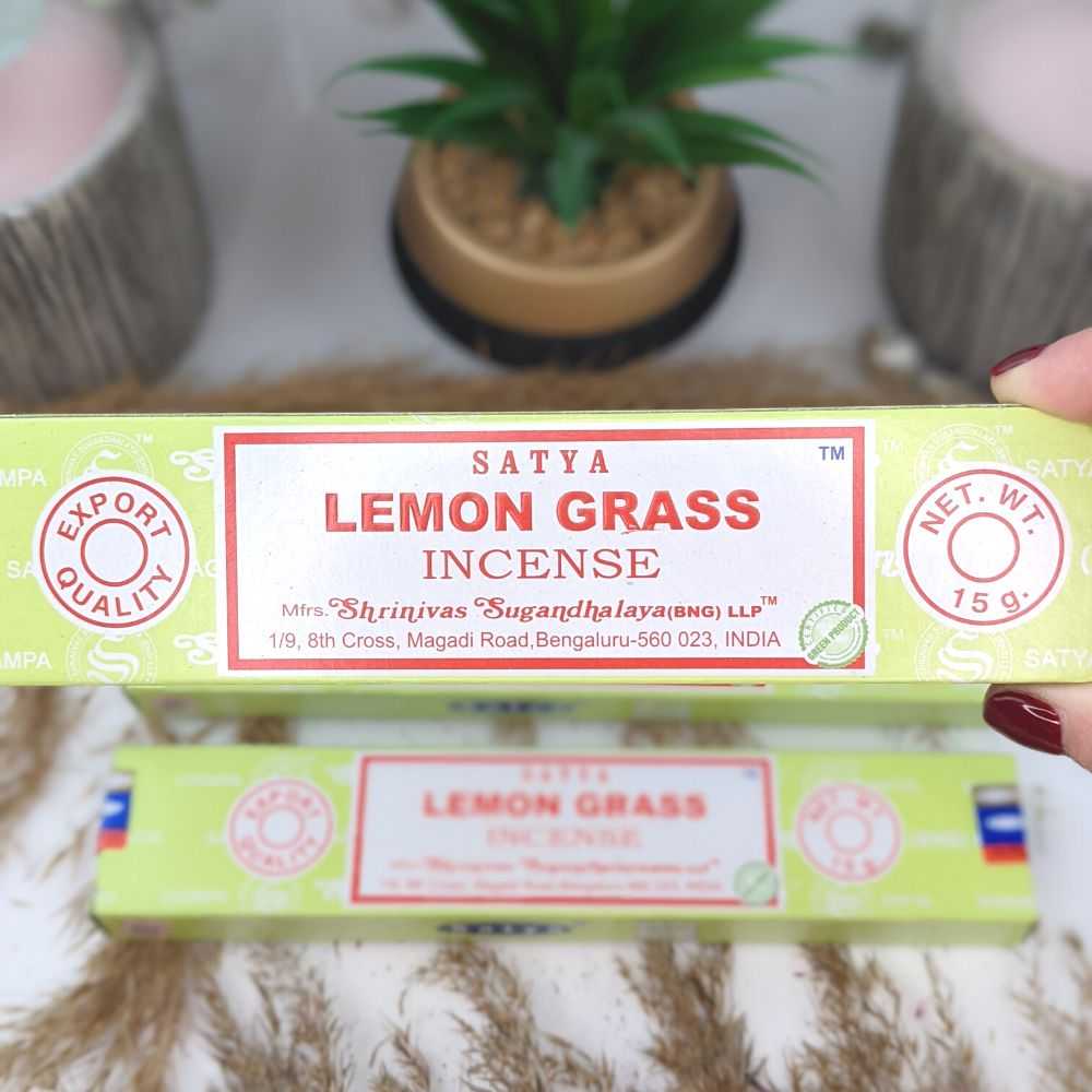 Satya Lemongrass Incense - Zen Collection