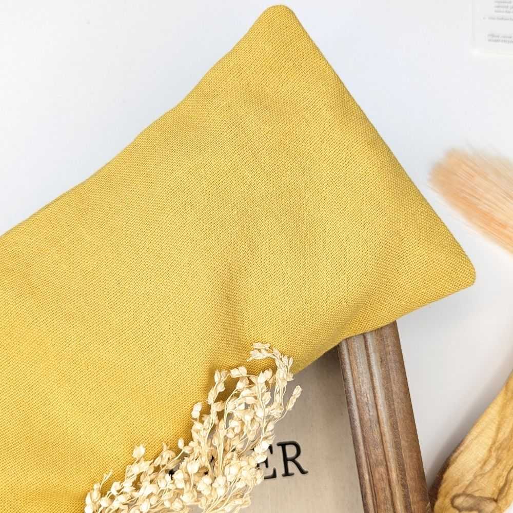 Mustard Weighted Eye Pillow - Zen Collection