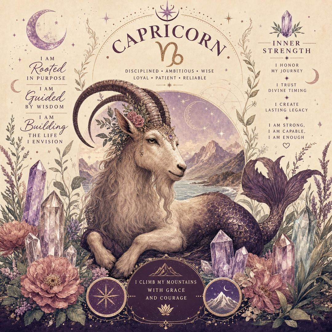 find crystals for Capricorns in-store or online with Zen Collection Metaphysical Store Canada