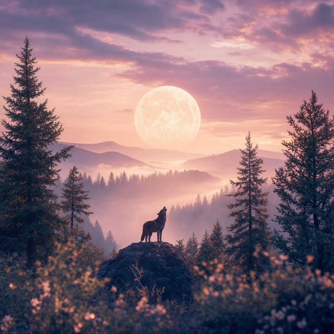 learn more about the wolf moon with Zen Collection Crystal Store Canada