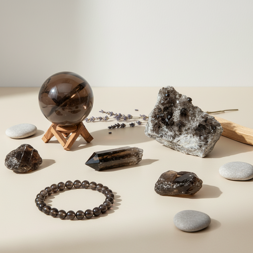 shop online or in-store for smoky quartz crystal with zen collection crystal store