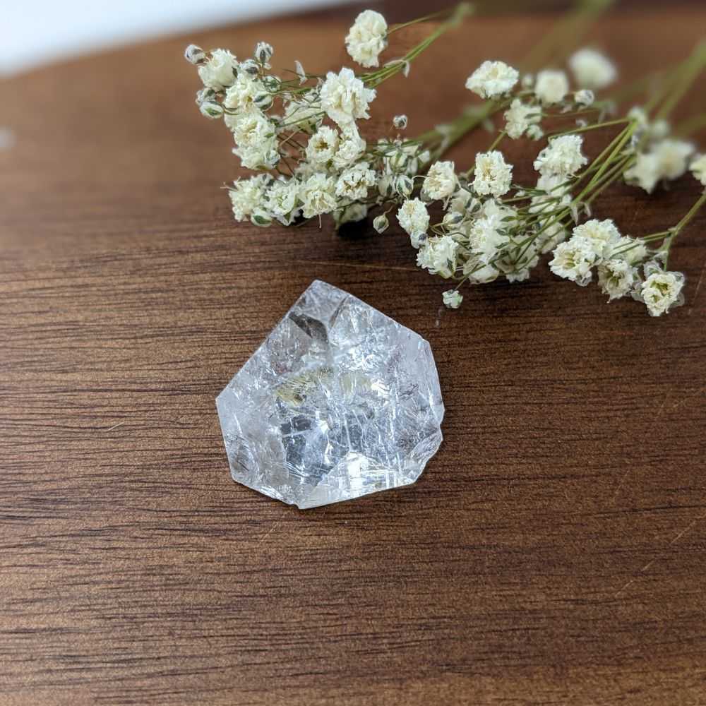 Apophyllite crystal cluster with pyramid-like formations, perfect for healing and spiritual growth
