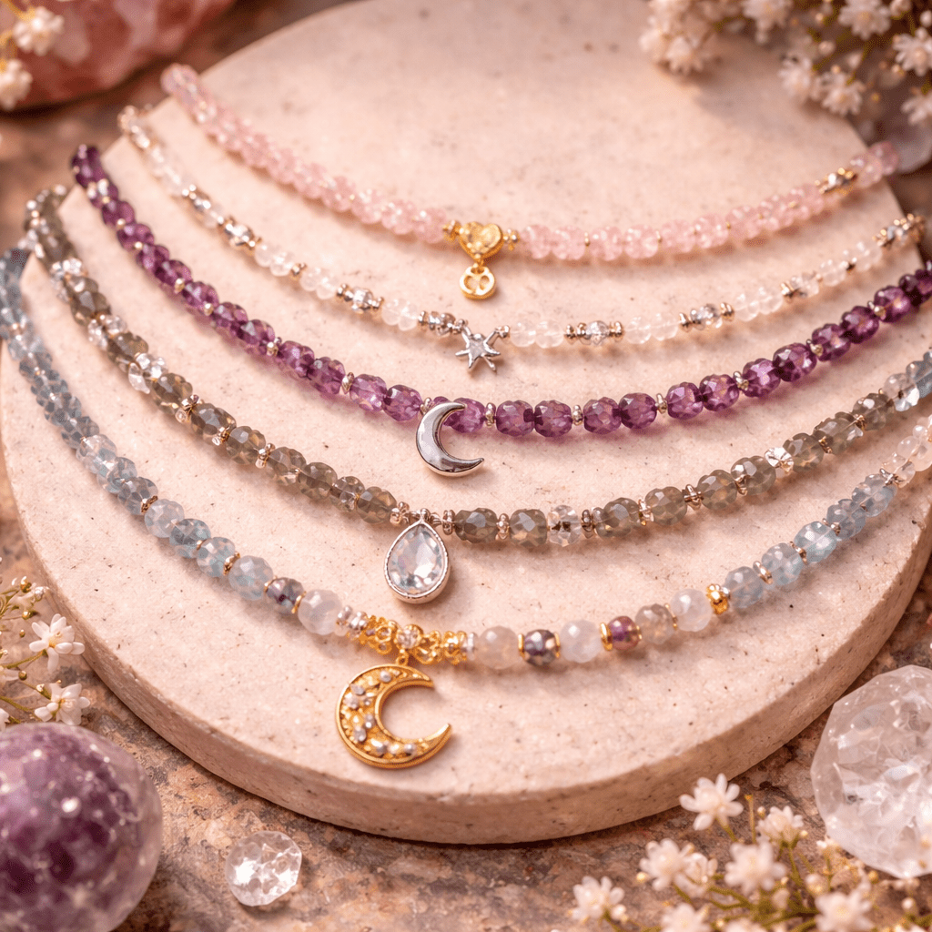 Find chokers and beaded necklaces in-store or online now with Zen Collection Metaphysical Store Canada