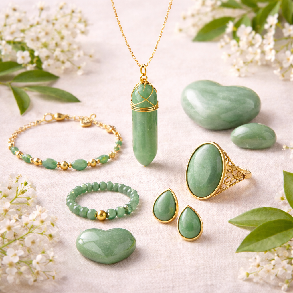 Green Aventurine Crystals available in-store or online now with Zen Collection Metaphysical Store Canada