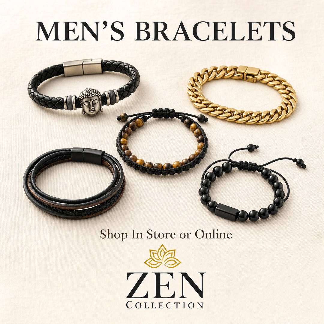 shop men's bracelet online or in-store with Zen Collection Canadian Metaphysical Store Near Me