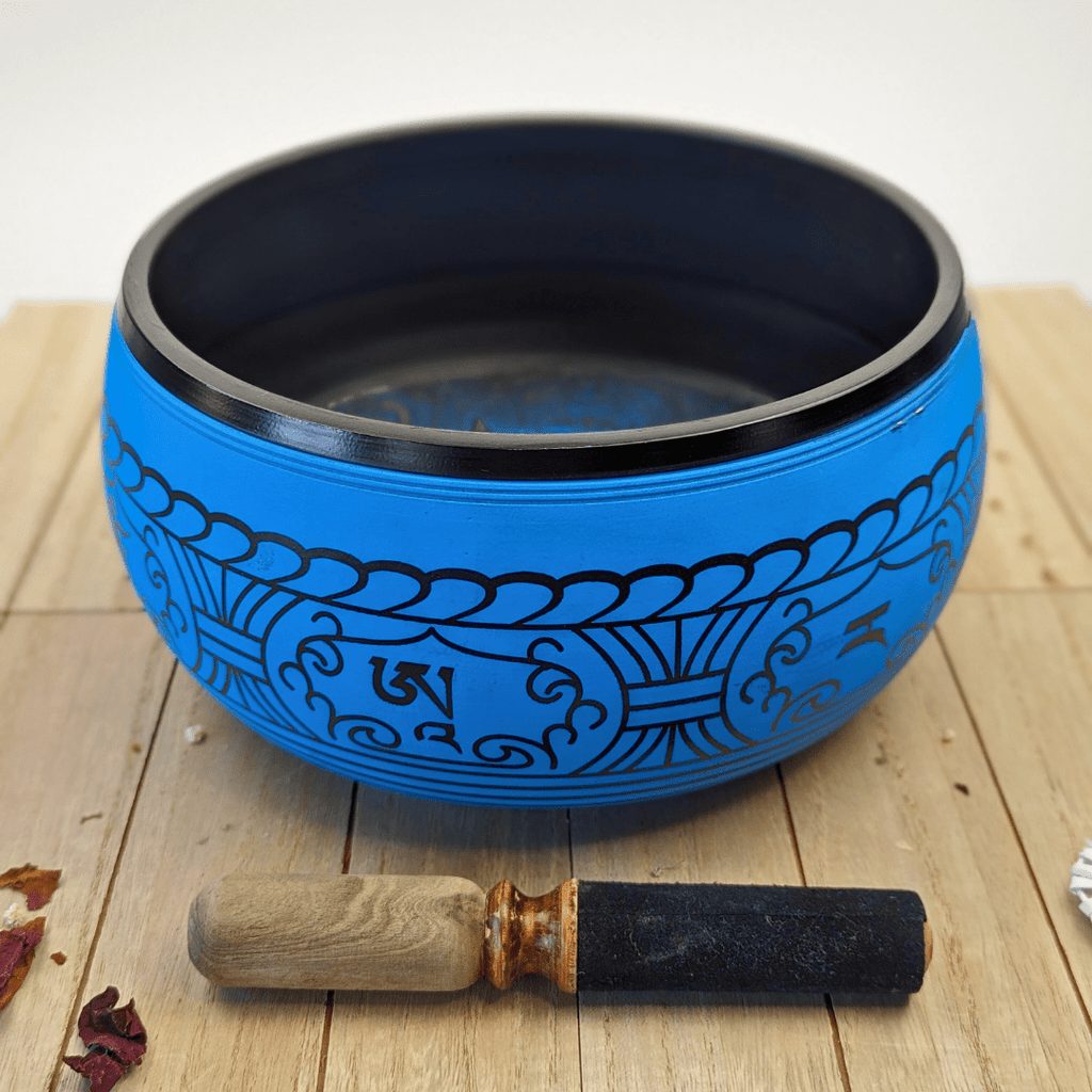 Sound healing instruments – singing bowls, tuning forks & drums.