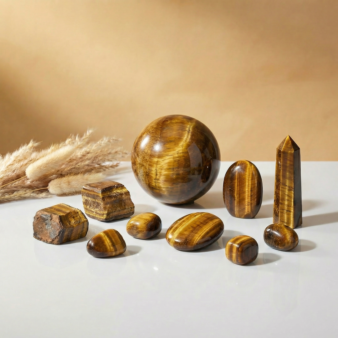 crystals for solar plexus like tigers eye crystals available at Zen Collection Metaphysical Store Canada