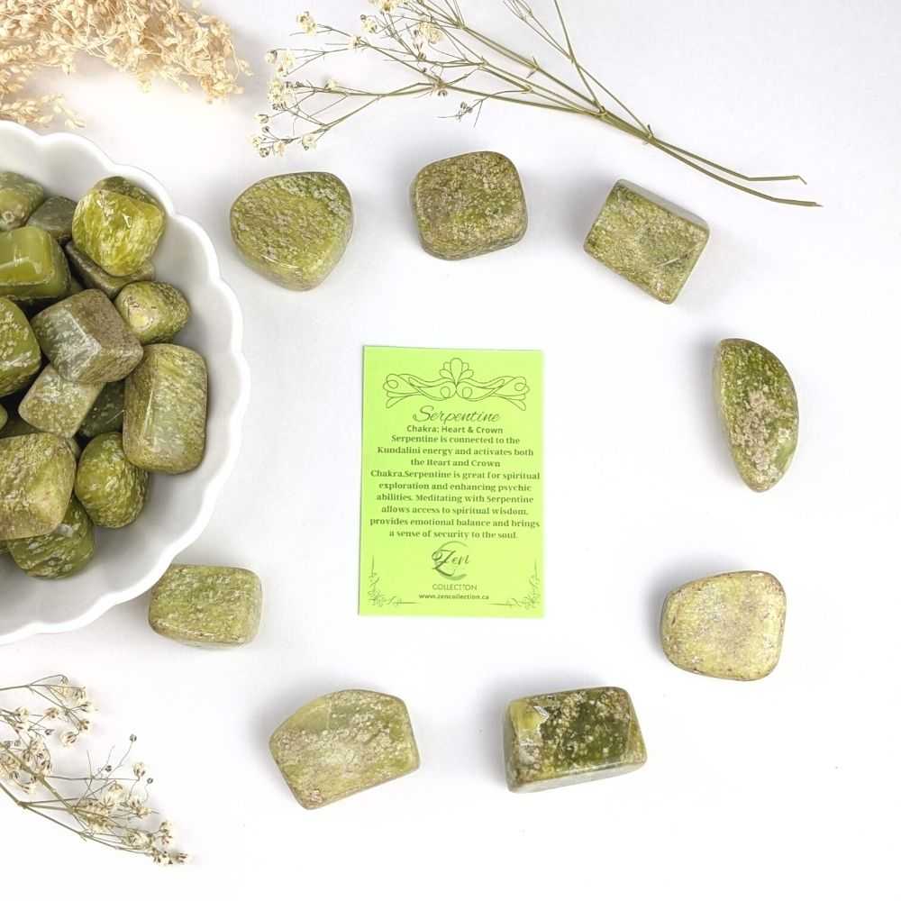 Serpentine crystal for Kundalini activation