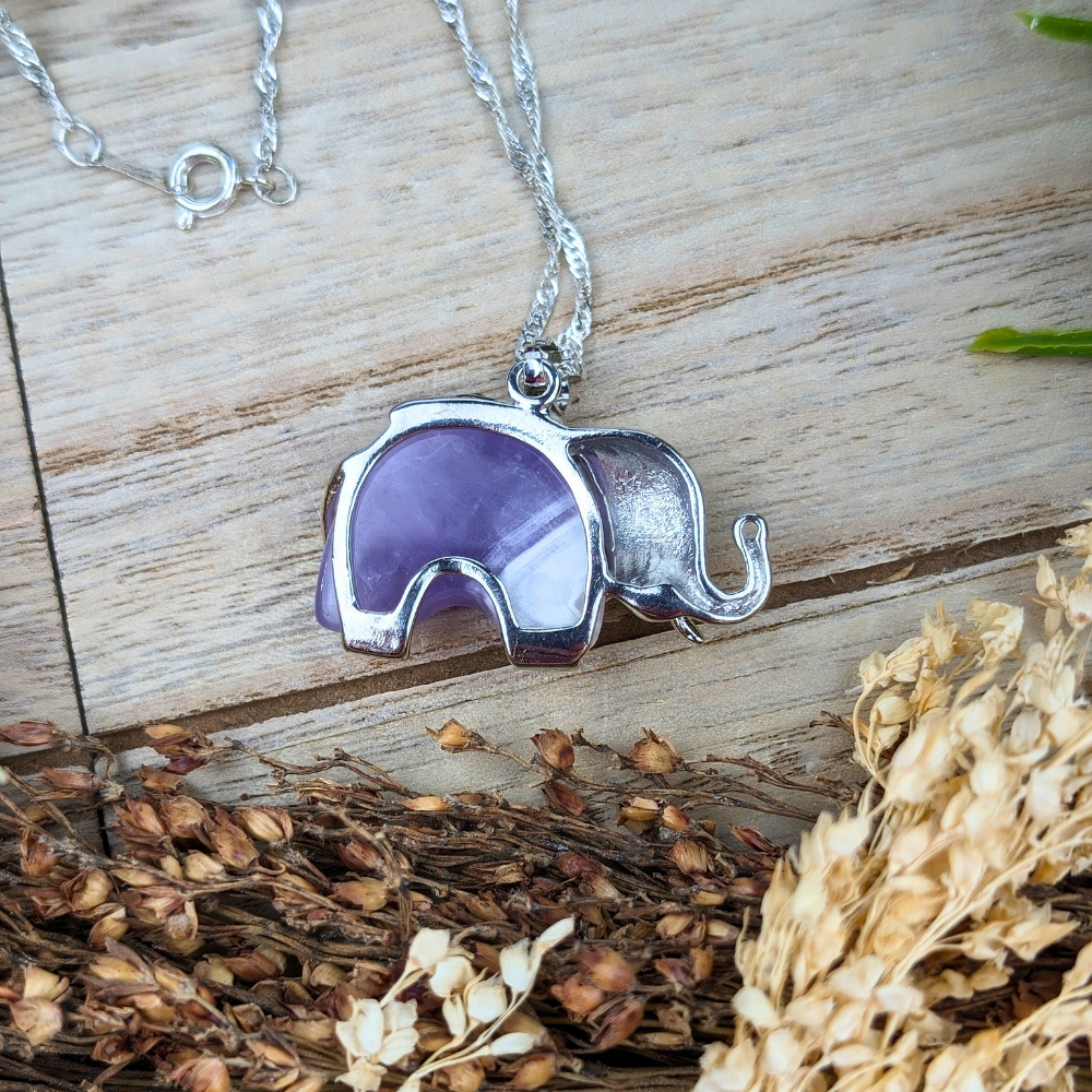  Wearing the Amethyst Elephant Necklace will support you in making decisions aligned with your higher self, leading to greater clarity in life.