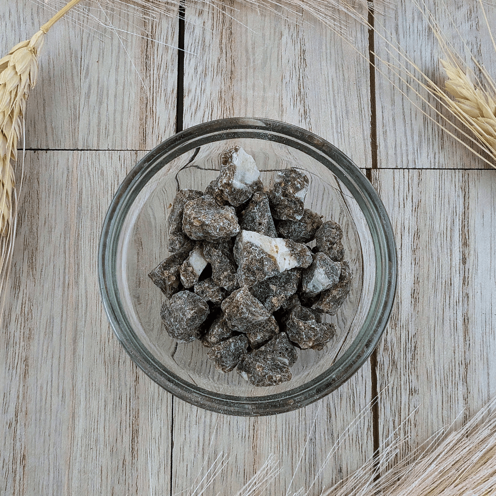 100% Natural Black Copal Resin available at Zen Collection