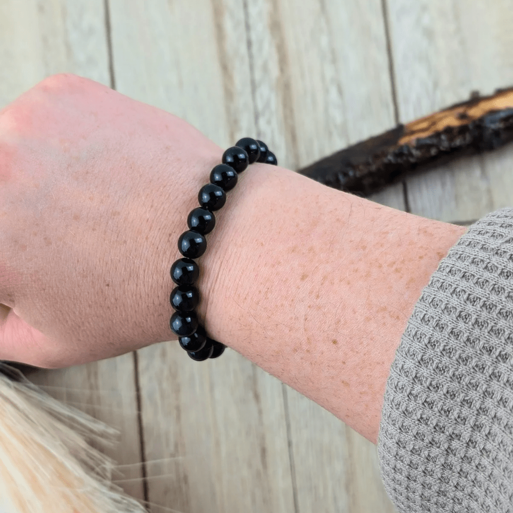 Black Obsidian Bracelet available at Zen Collection for same day pickup or receive free shipping over $100. Black Obsidian is one of the best crystals for protection and is intended for those who are looking to ground and center their energy . 