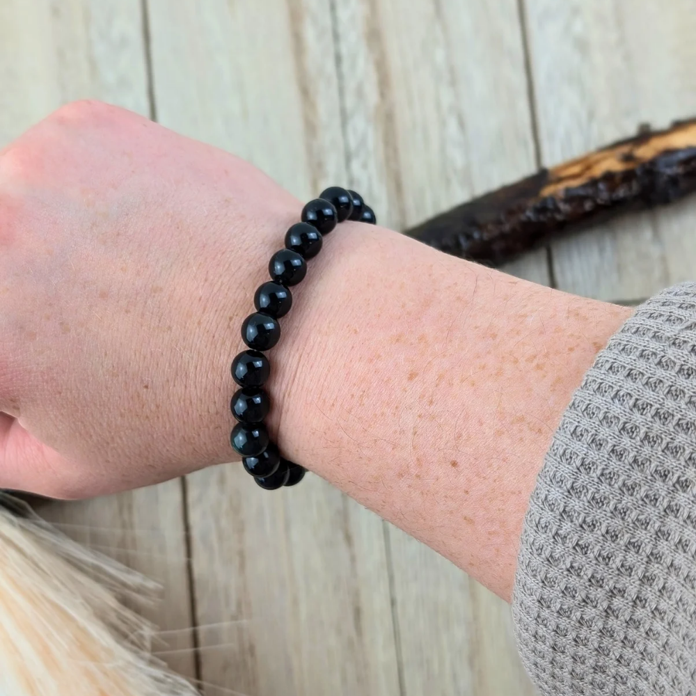 Black Obsidian Bracelet available at Zen Collection for same day pickup or receive free shipping over $100. Black Obsidian is one of the best crystals for protection and is intended for those who are looking to ground and center their energy . 