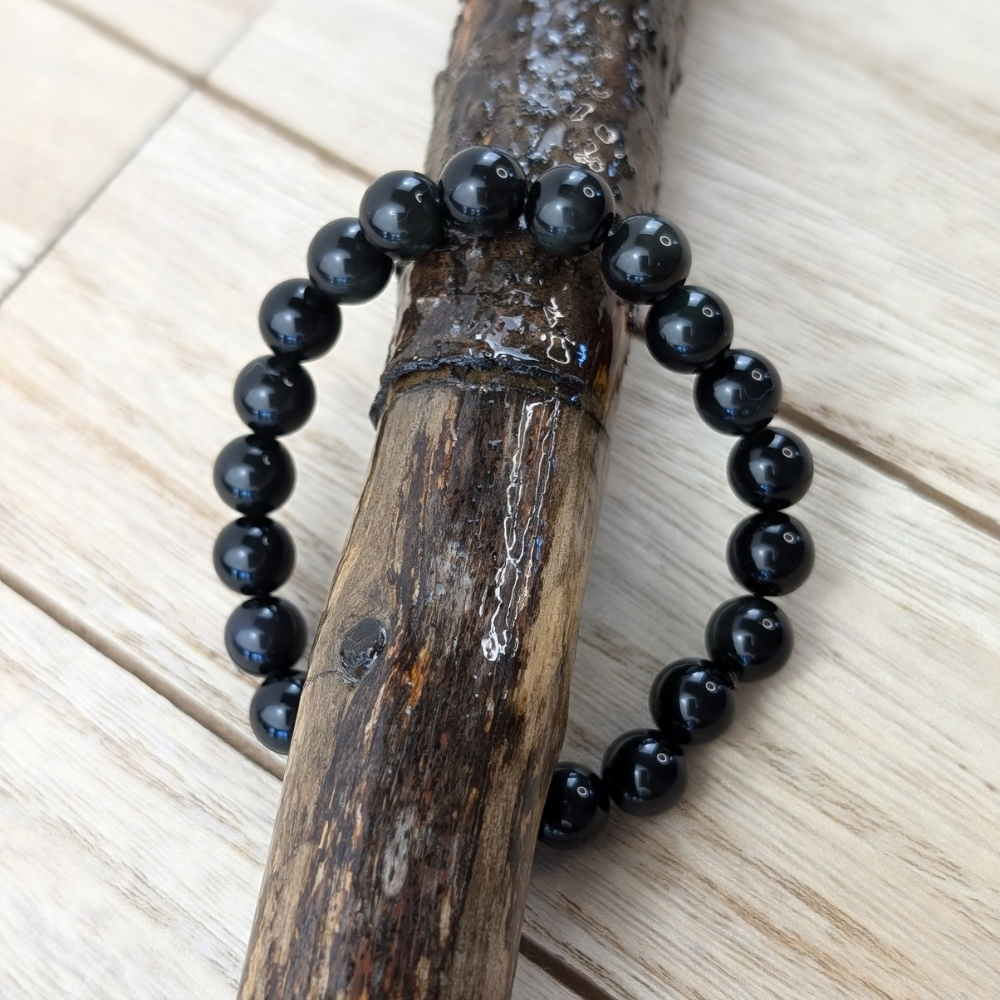 Black Obsidian Bracelet available at Zen Collection for same day pickup or receive free shipping over $100. Black Obsidian is one of the best crystals for protection and is intended for those who are looking to ground and center their energy . 