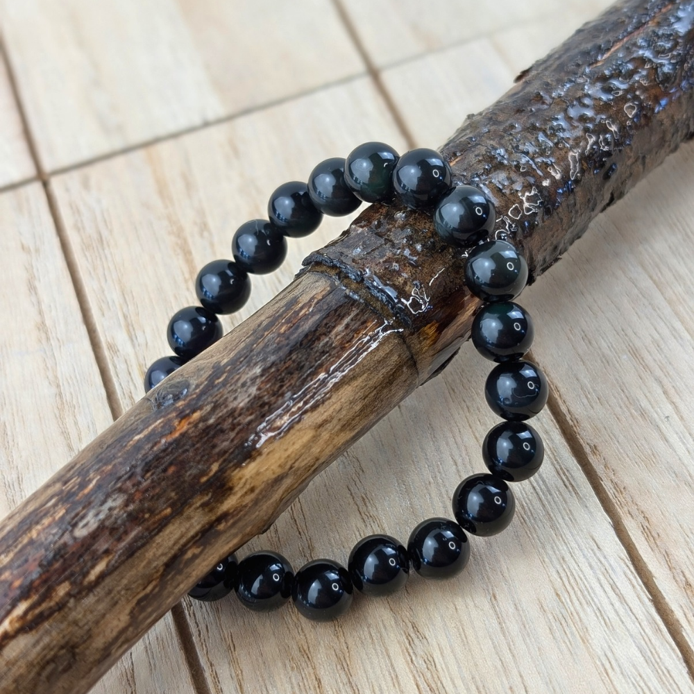 Black Obsidian Bracelet available at Zen Collection for same day pickup or receive free shipping over $100. Black Obsidian is one of the best crystals for protection and is intended for those who are looking to ground and center their energy . 