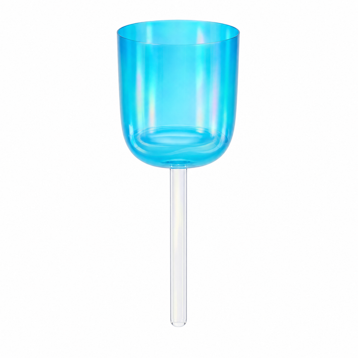 Blue Quartz Crystal Singing Bowl with Handle - Main View | Zen Collection Metaphysical Store