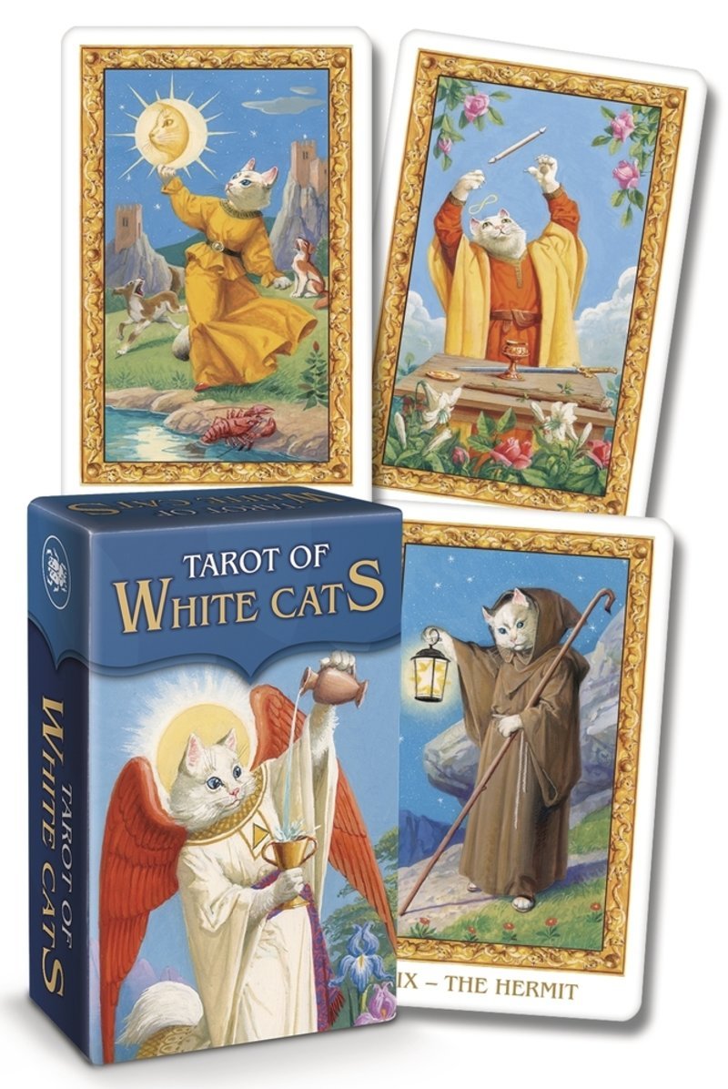 Tarot of White Cats Mini - trusted spiritual store