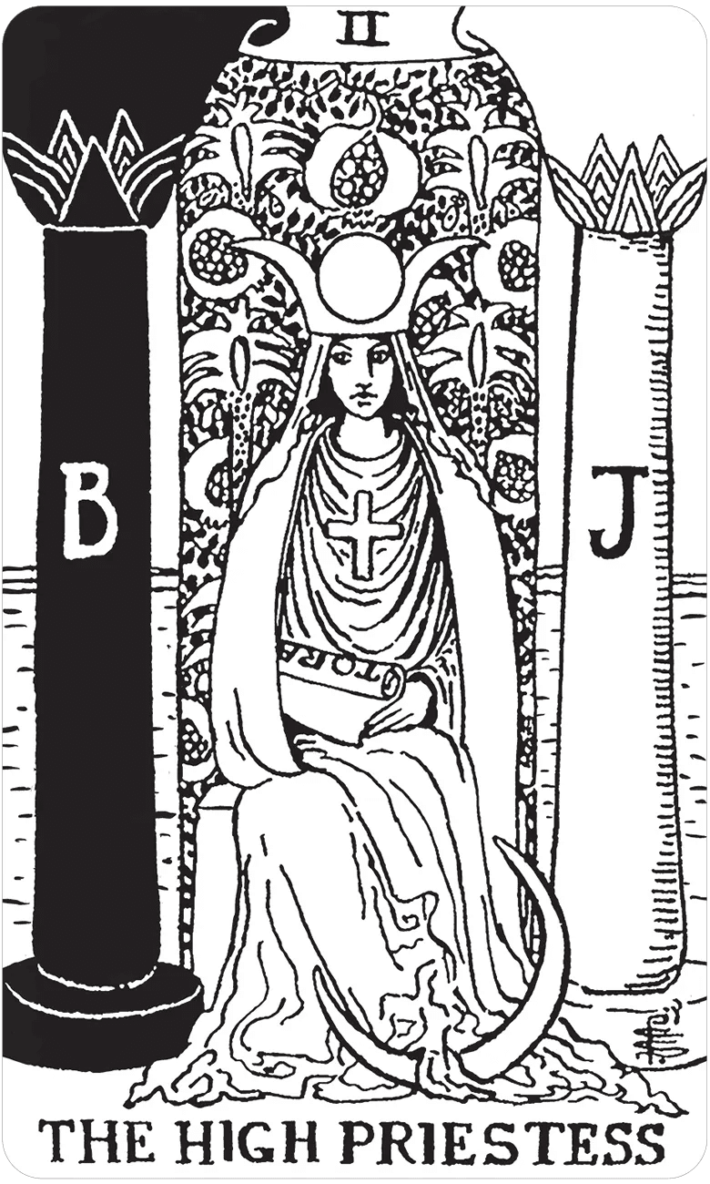 Black &amp; White Rider-Waite® Tarot Deck - oracle cards canada