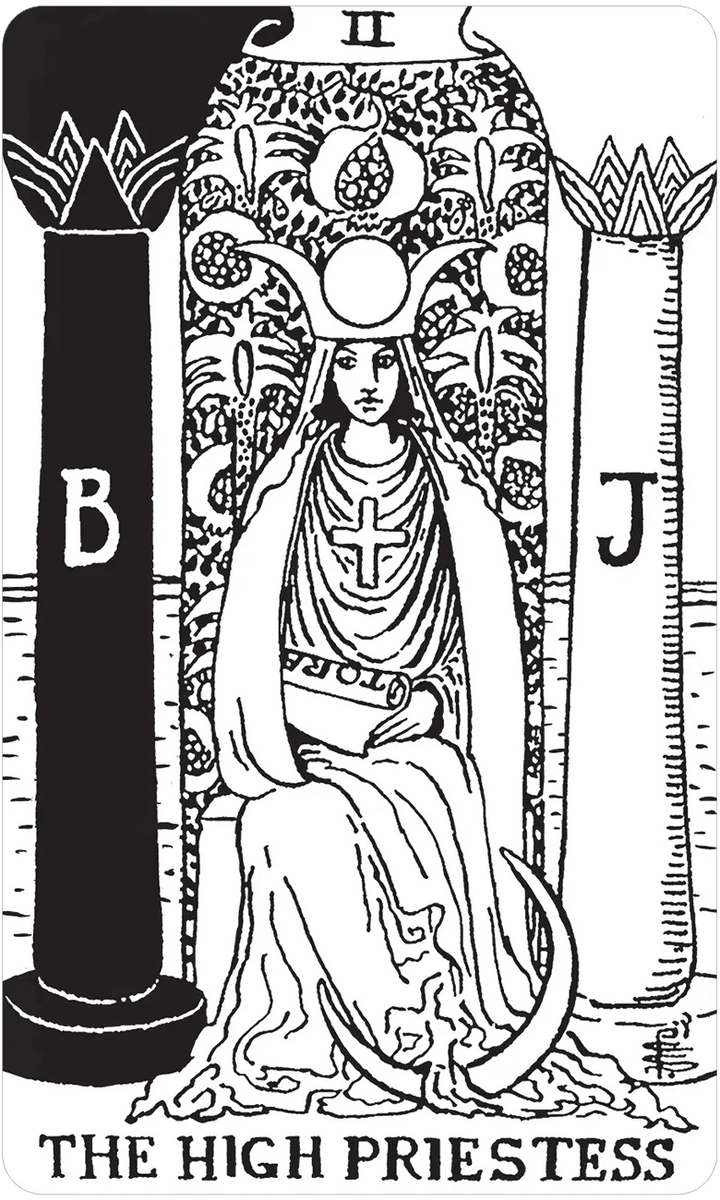 Black &amp; White Rider-Waite® Tarot Deck - oracle cards canada