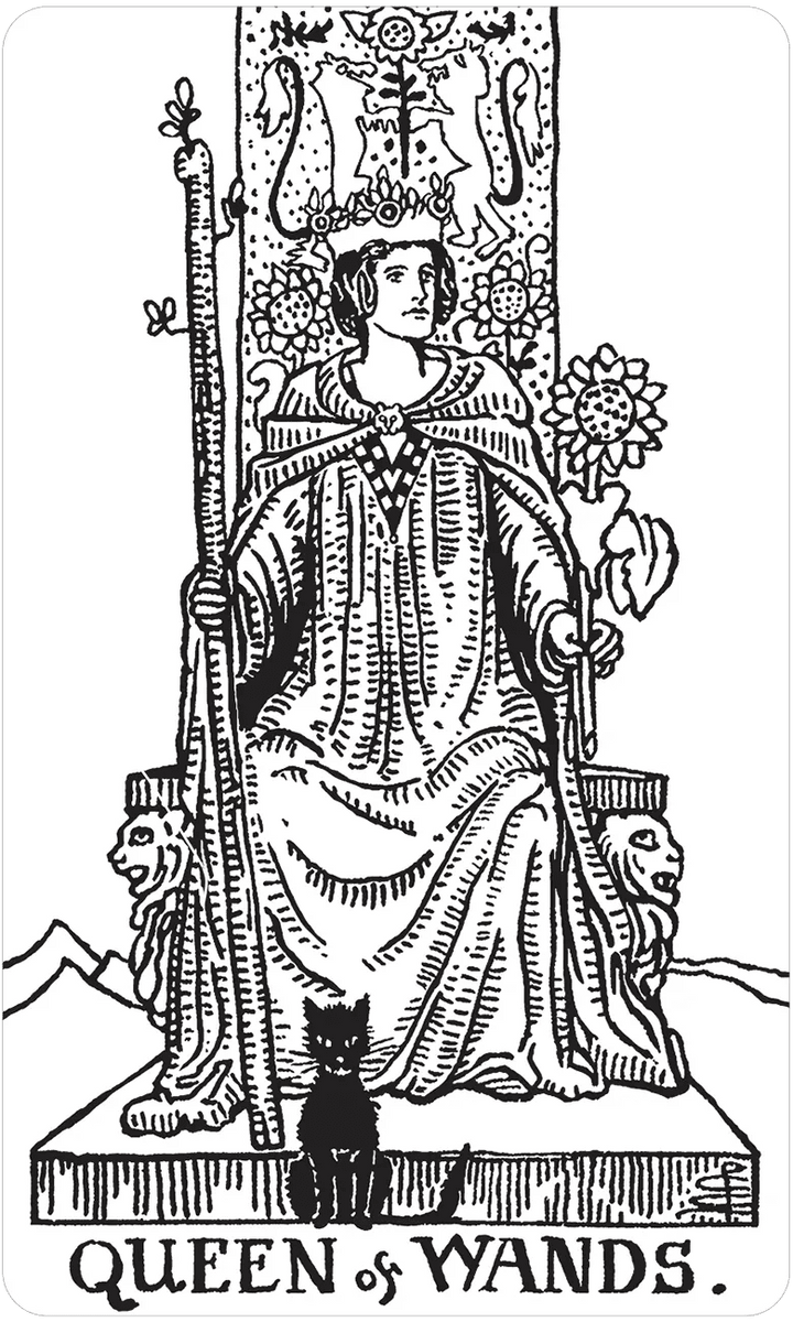 Black &amp; White Rider-Waite® Tarot Deck - tarot cards canada