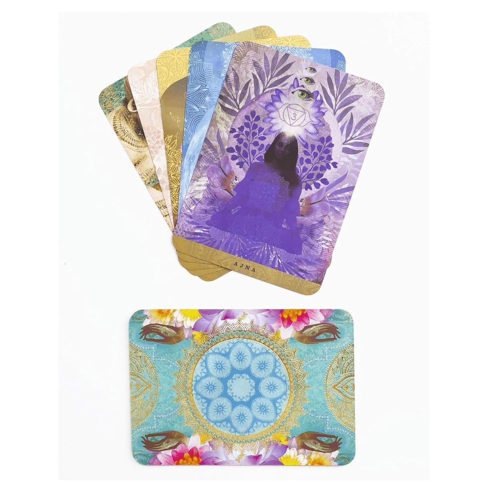 Yogic Path Oracle Cards with Ethereal Artwork by Danielle Noel