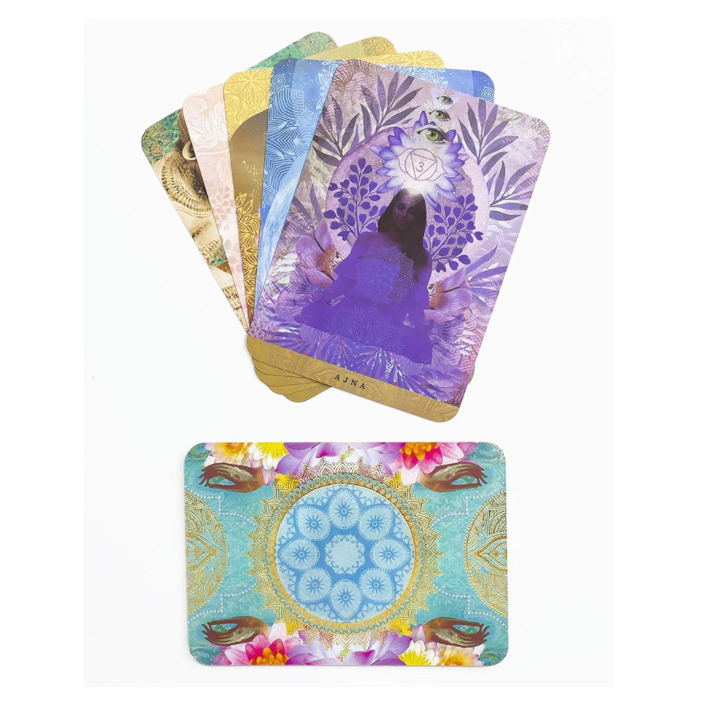 Yogic Path Oracle Cards with Ethereal Artwork by Danielle Noel