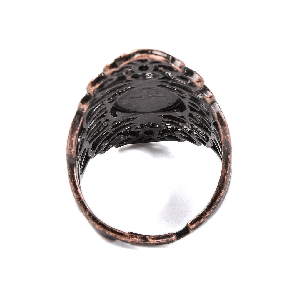 Amazonite Retro Adjustable Ring available in-store or online with Zen Collection Crystal Store Barrie Canada