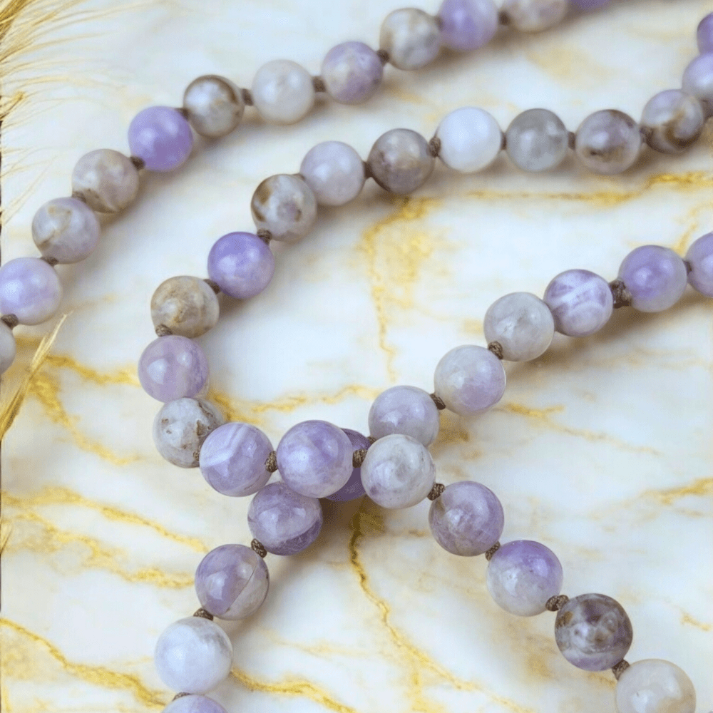 Amethyst Crystal Wrap Around Mala