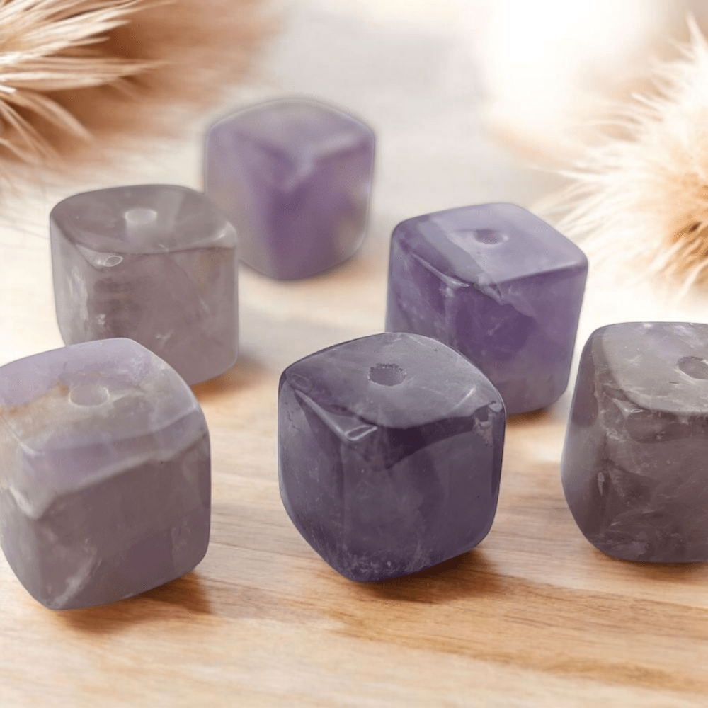 Amethyst incense tool for ritual and meditation