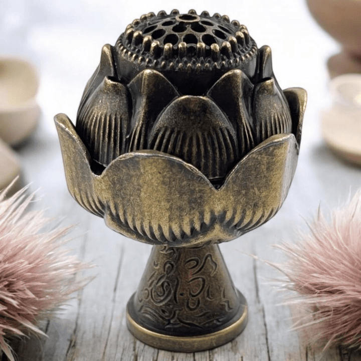 Compact cone incense burner