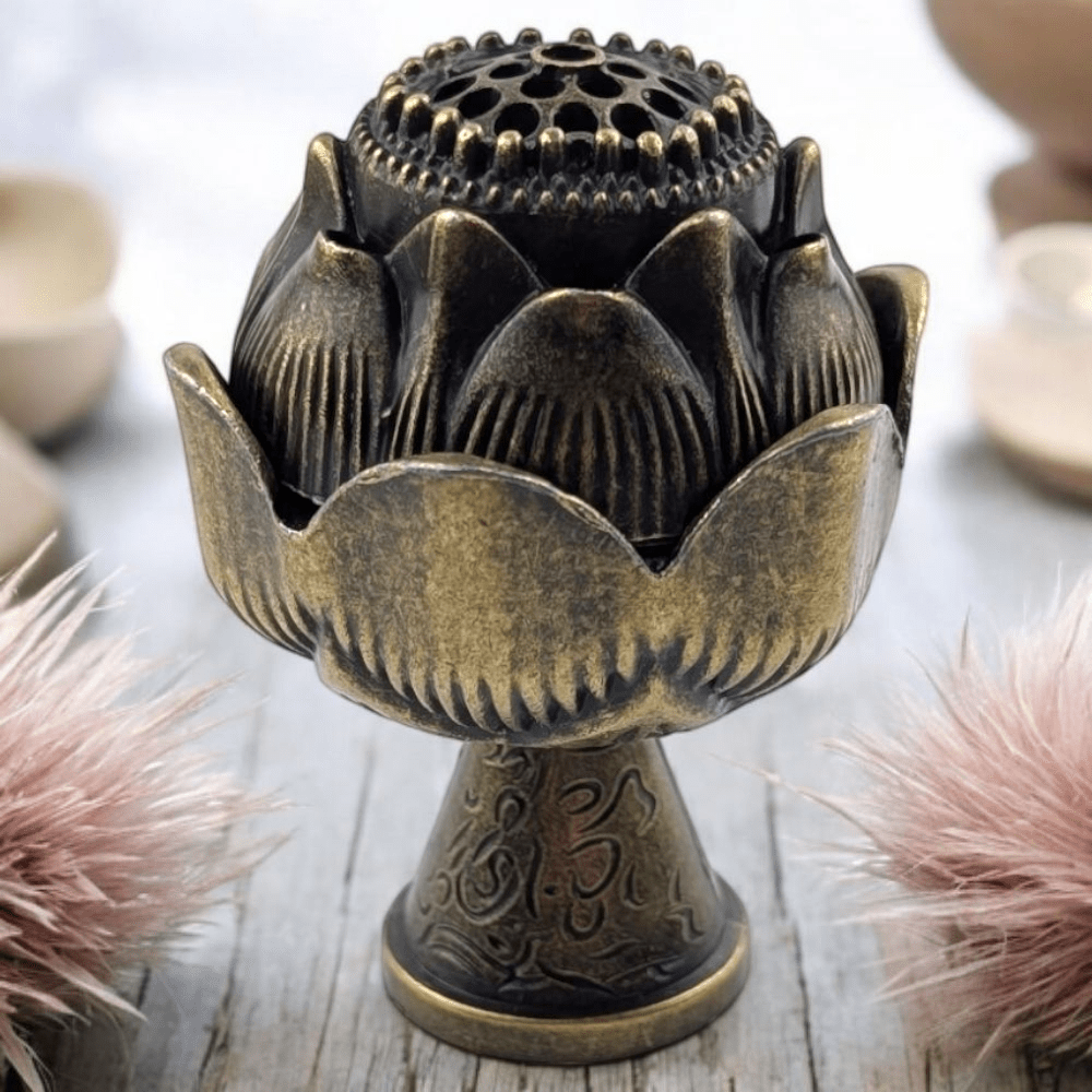 Compact cone incense burner