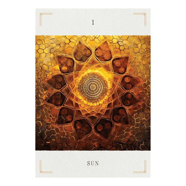 sun and moon astrology oracle cards