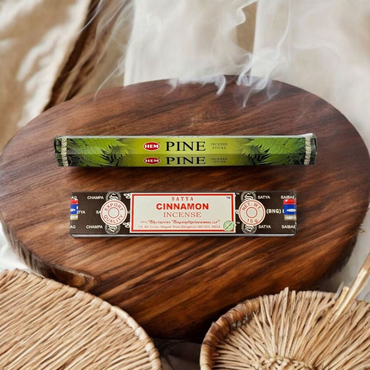 Aries Zodiac Incense Set – Pine &amp; Cinnamon for Motivation &amp; Energy