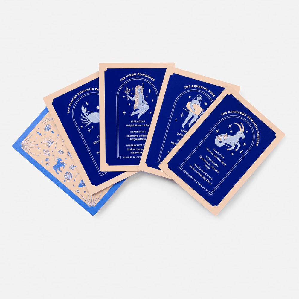 Astrology oracle deck with guidebook