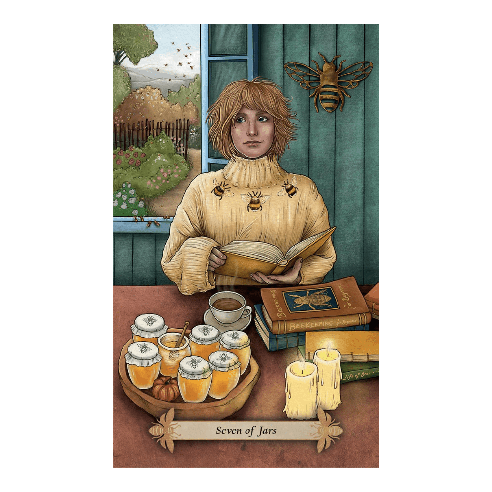 tarot deck with bee archetypes and lore