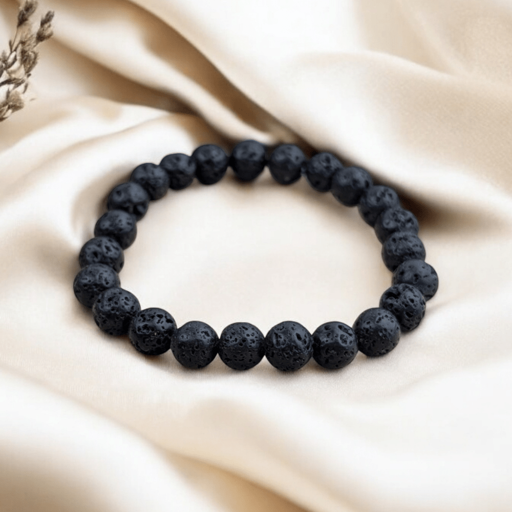 Lava stone jewelry perfect for essential oil application.