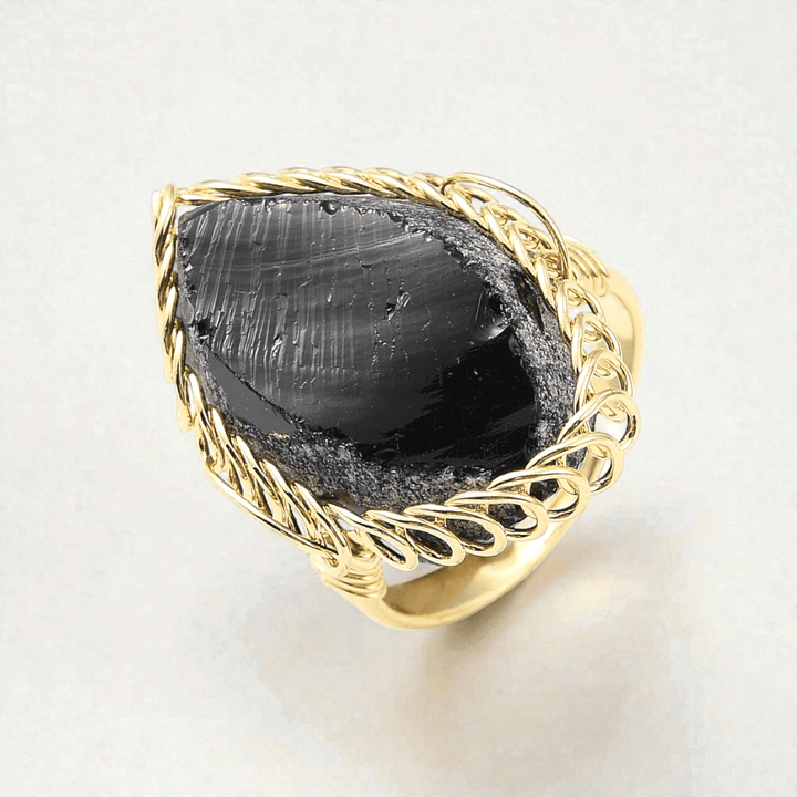 root chakra black obsidian crystal jewelry available at zen collection. Shop in-store or online now