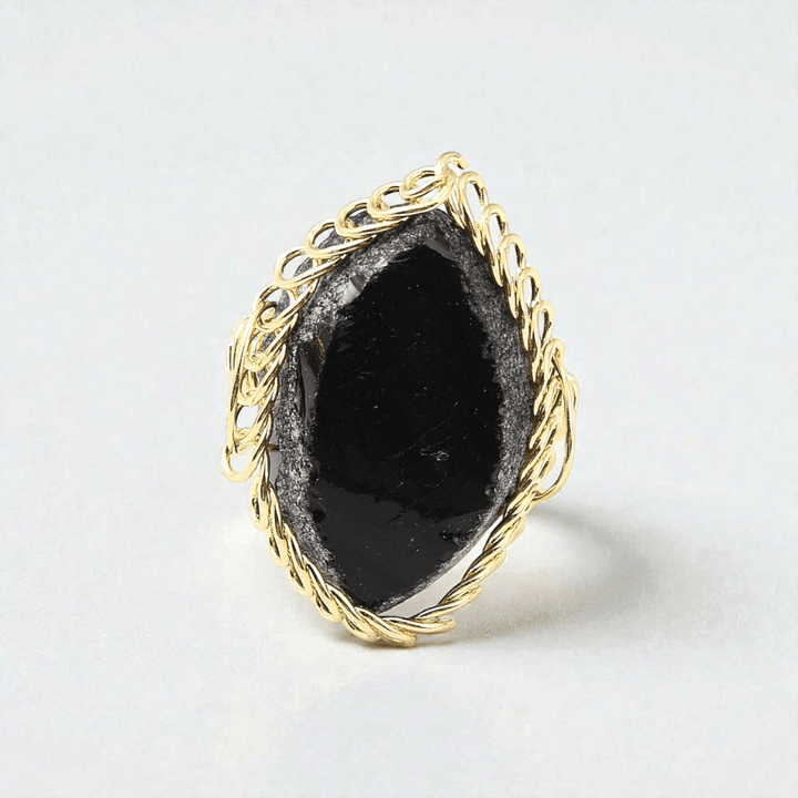 root chakra black obsidian crystal jewelry available at zen collection. Shop in-store or online now
