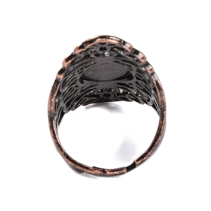 Natural Black Obsidian gemstone adjustable ring available at Zen Collection Canadian Metaphysical Store Near Me
