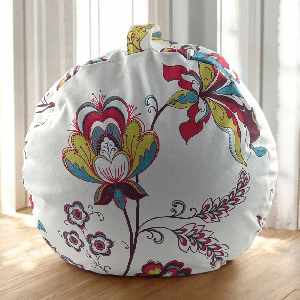 Bloom and Breathe meditation cushion made in Canada