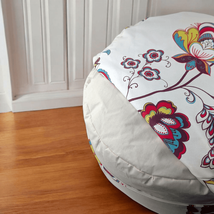 Canadian meditation cushion with buckwheat fill