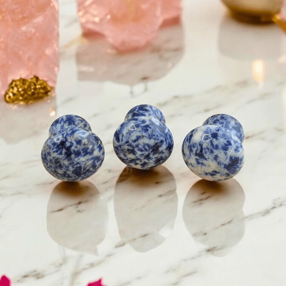 Polished Blue Spotted Jasper massager from a Canadian metaphysical store