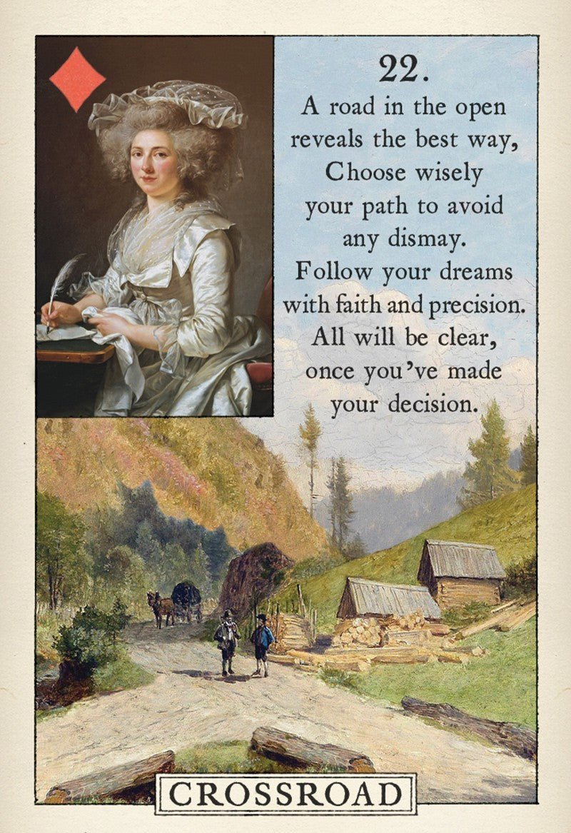 blue bird lenormand cards available at Zen collection metaphysical store Canada